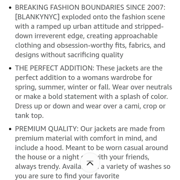 BLANKNYC JACKET SZ. L - Picture 15 of 15